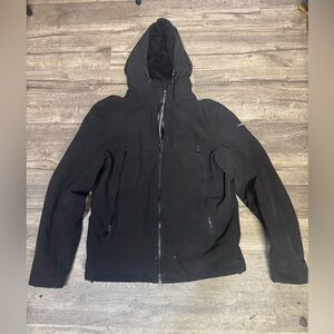 Calvin Klein Men's Black Raincoat